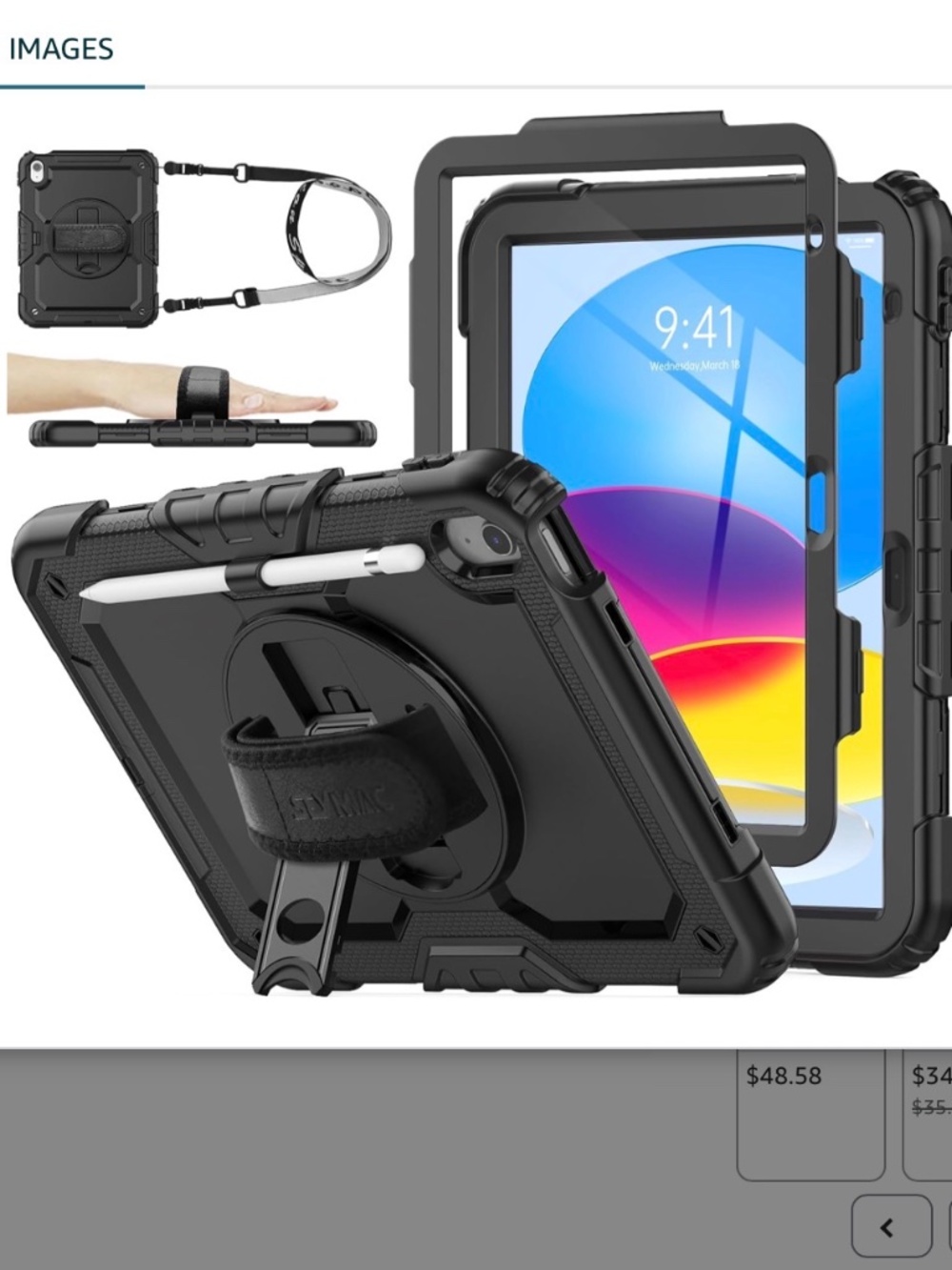 3 FOR $20!  BRAND NEW💐 SEYMAC stock Case for iPad (A16) 11th/10th Generation